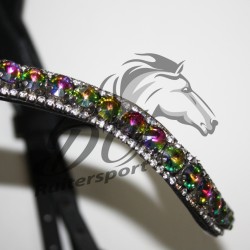 Hipponeiro anatomisch hoofdstel met bling frontriem