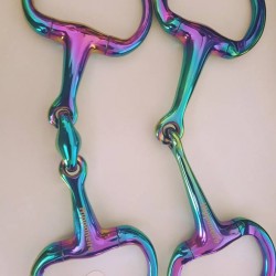 Hipponeiro Regenboog (blauw/roze) bustrens enkelgebroken Hipponeiro Regenboog (blauw/roze) bustrens enkelgebroken