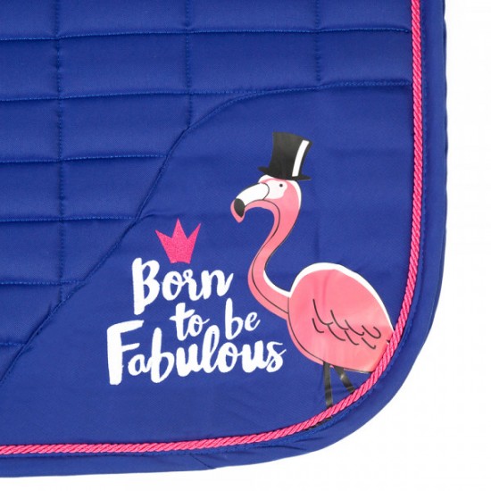 Pfiff dressuur sjabrak Fabulous Flamingo blauw